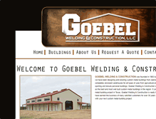 Tablet Screenshot of goebelbuildings.com